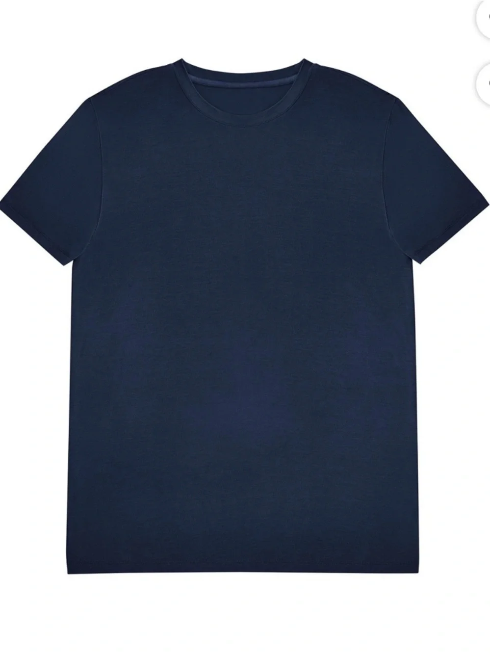 Men's Navy Short-Sleeve Crewneck and Short Lounge Pajama Set
